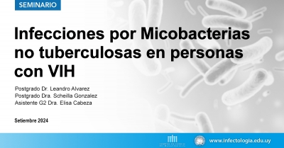 Infecciones por Micobacterias no tuberculosas en personas con VIH